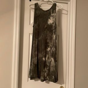 Tie dye green sundress